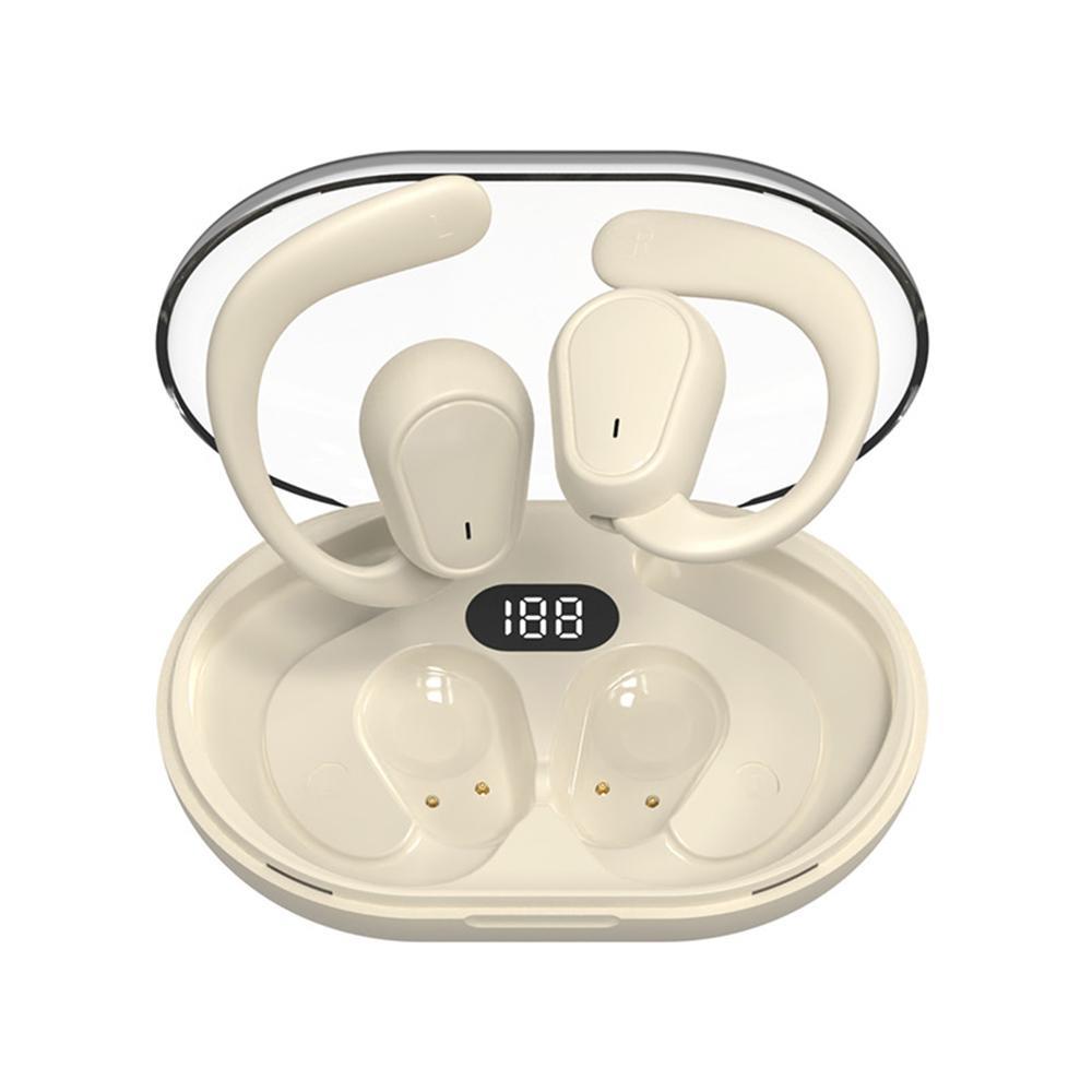 Bluetooth 5.3 Headphones Wireless Sports Headsets Ear Hook Earphones Waterproof HiFi Stereo Noise Reduction Earbuds for Android iOS Workout Gym Sports