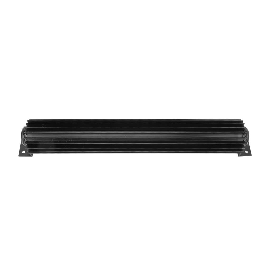 18in Aluminum Finned Transmission Oil Cooler Fast Cooling Anodized Universal Fit for Car Truck