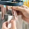 12-clip Multi-functional Hanger Windproof Clothespin Dormitory Home Student Clothespin Sock Rack Drying Hanger Inside The Hanger