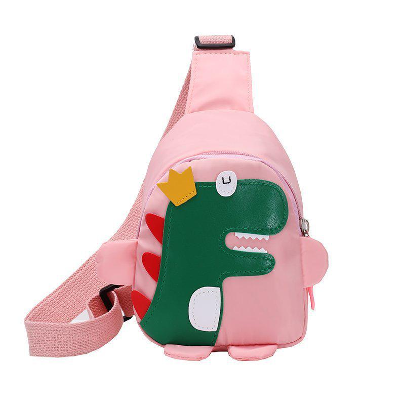 Children's Cute Dinosaur Crossbody Chest Bag - Casual Single Shoulder Backpack
