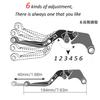 Kompatibla modeller: ADV150 ADV160 Motorcykel Aluminium Bromskopplingshandtag Set Handtag Parkeringsbroms