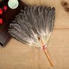 Vintage Chinese Fan Gooses Feather Wedding Party Fan Dance Feather Hand Fan Photograph Props Wood Craft Decorations Fan