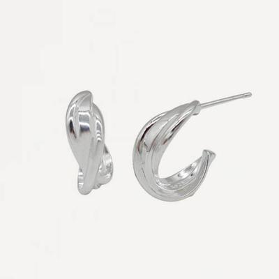 Dreh-Ohrringe Silber