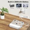 Music Player Portable Bluetooth CD Player Rechargeable Home/Car Walkman HiFi Lound Dual Speakers