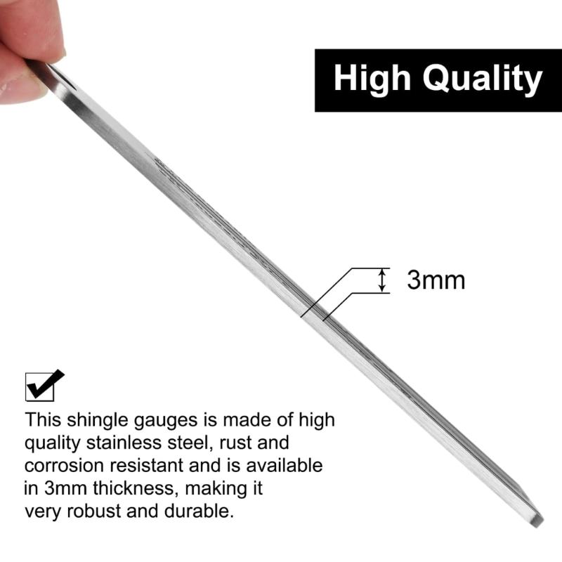 Upgraded 4/09 Shingle Gauge Measuring Tool for Roof Shingle Shingle Gauge Roofing Tools & Equipment for Measuring