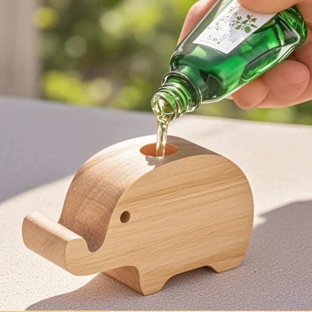 

Fragrance Diffused Wooden Aromatherapy Diffuser Oil Aromatherapy Diffuser Bedroom Living Room Elephant
