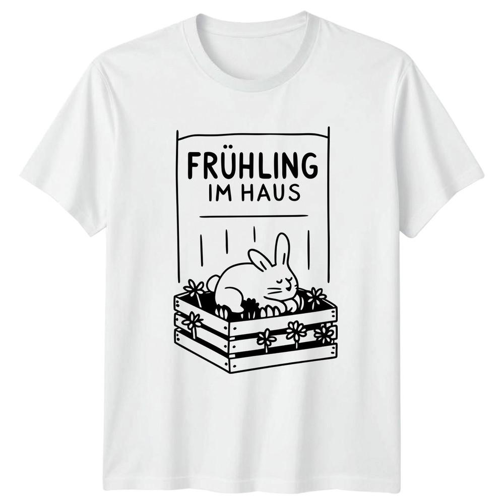 Fruhling Im Haus Unisexs TShirt GerUnisex Farmhouse Easter Gift For Her S