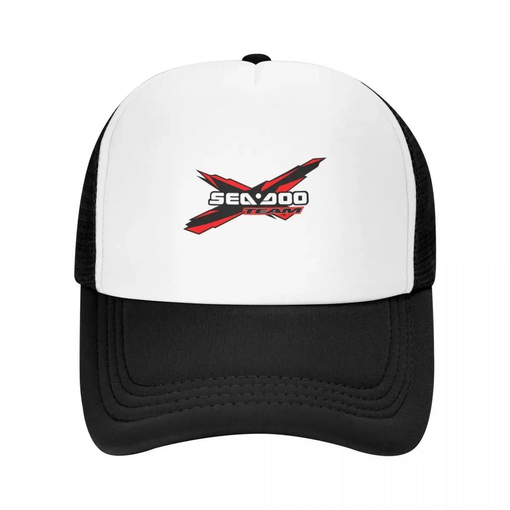 Sea Doo Team Rxt Brt Logo Marine Racing PerforUnisexce Baseball Cap Trucker Hats Breathable Summer