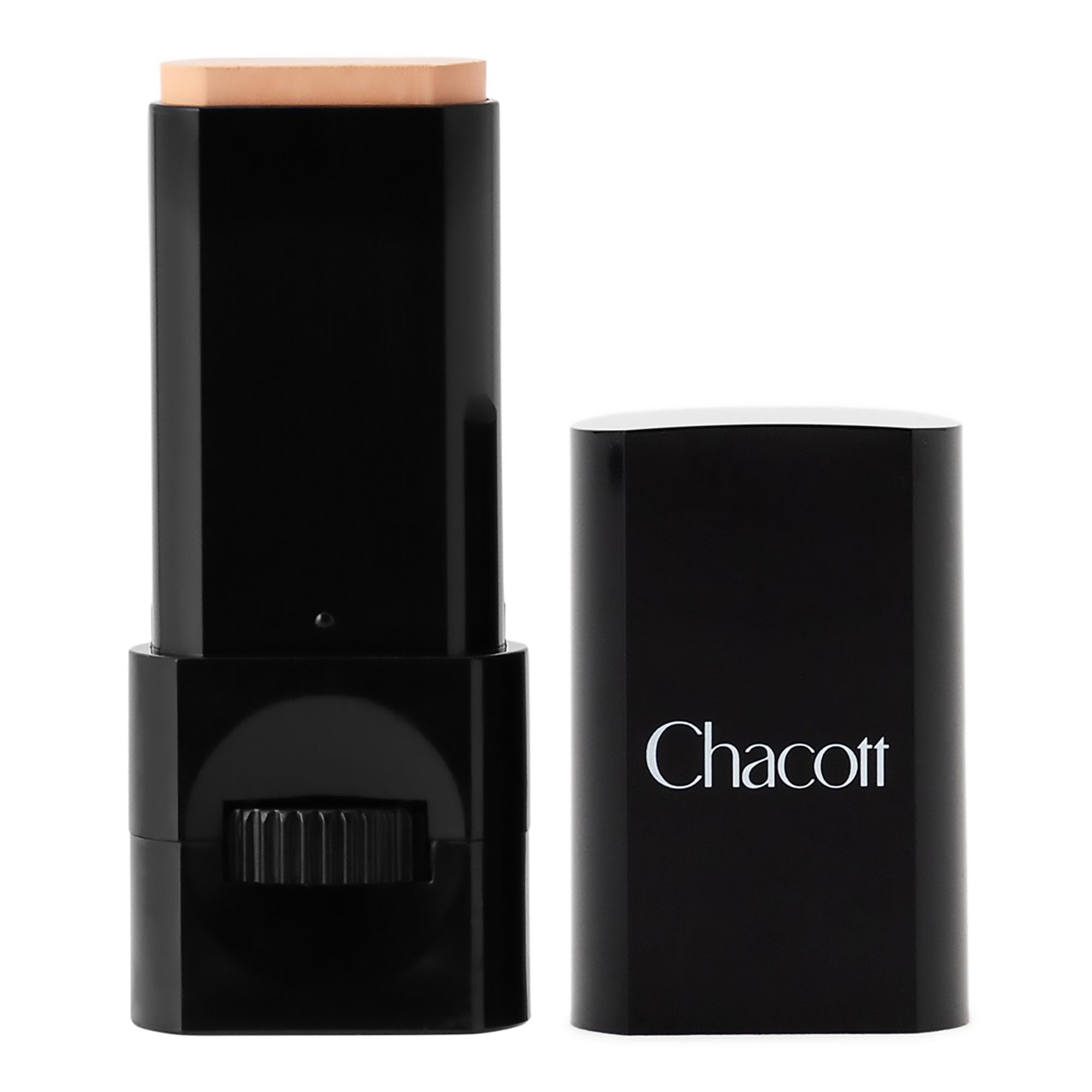 Chacott Stick Foundation N, Color: 202 (Light Color), 10g. Oil-based foundation, stick type, high-definition compatible, high coverage, long-lasting.