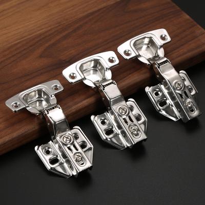 2/10 PCS Stainless Steel Hydraulic Soft Close Hinges Cabinet Door Dampers for Easy Installation On Kitchen & Furniture Cupboards