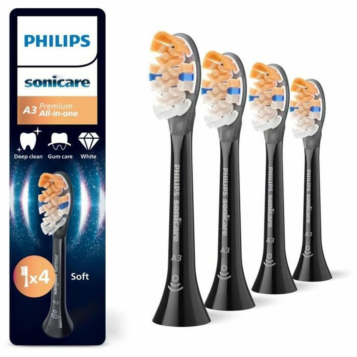 Ersatzkopf Philips Schwarz 4 Stück