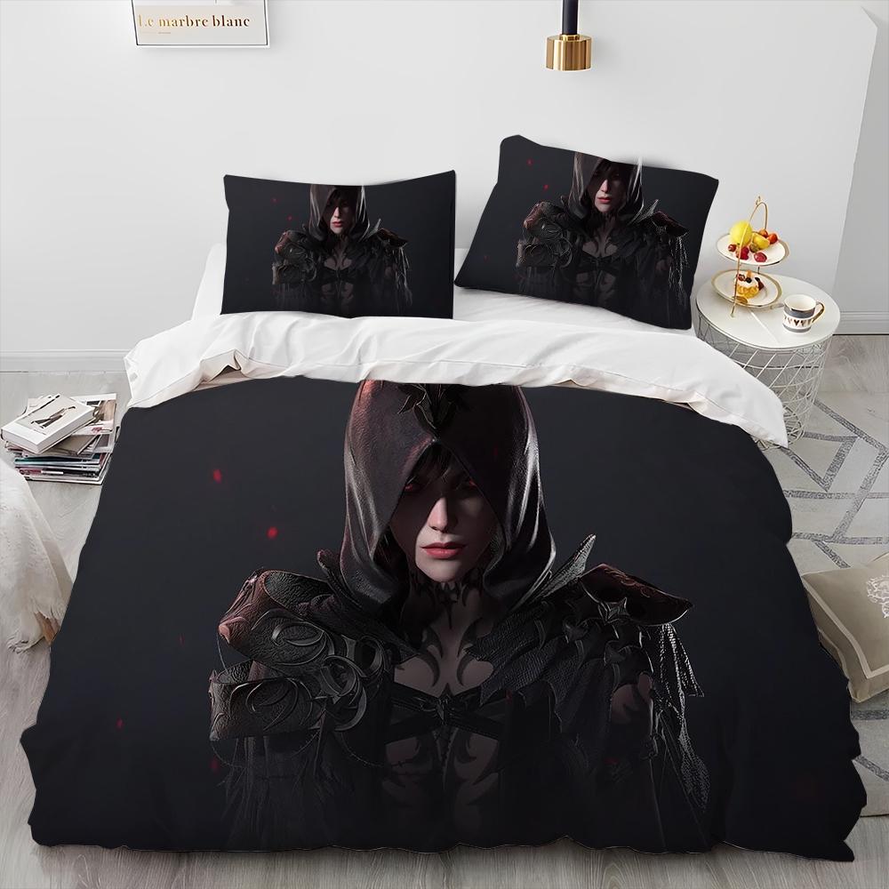 3D Lost ARK Spel Gamer Tecknadstäcke Sängklädesset, Påslakan Sängset Täcke Örngott, King Queen Size Sängklädesset Barn
