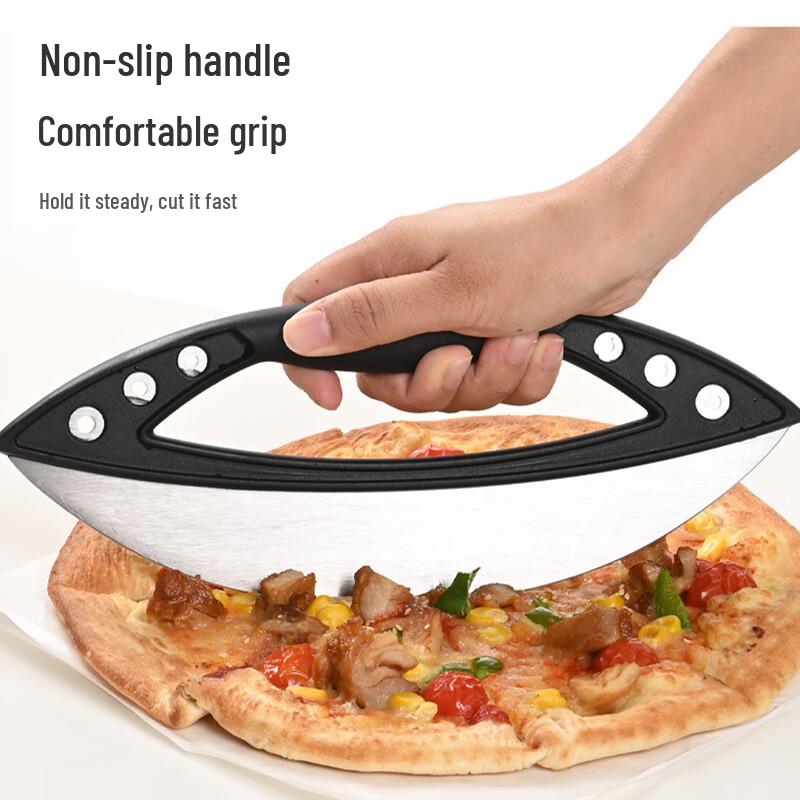 3-Piece Stainless Steel Semi-Circular Pizza Cutter Set