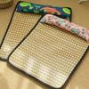 Rattan Weave Pet Cooling Mat Breathable Cat Cooling Pad Waterproof Dogs Floor Cushion  Outdoor