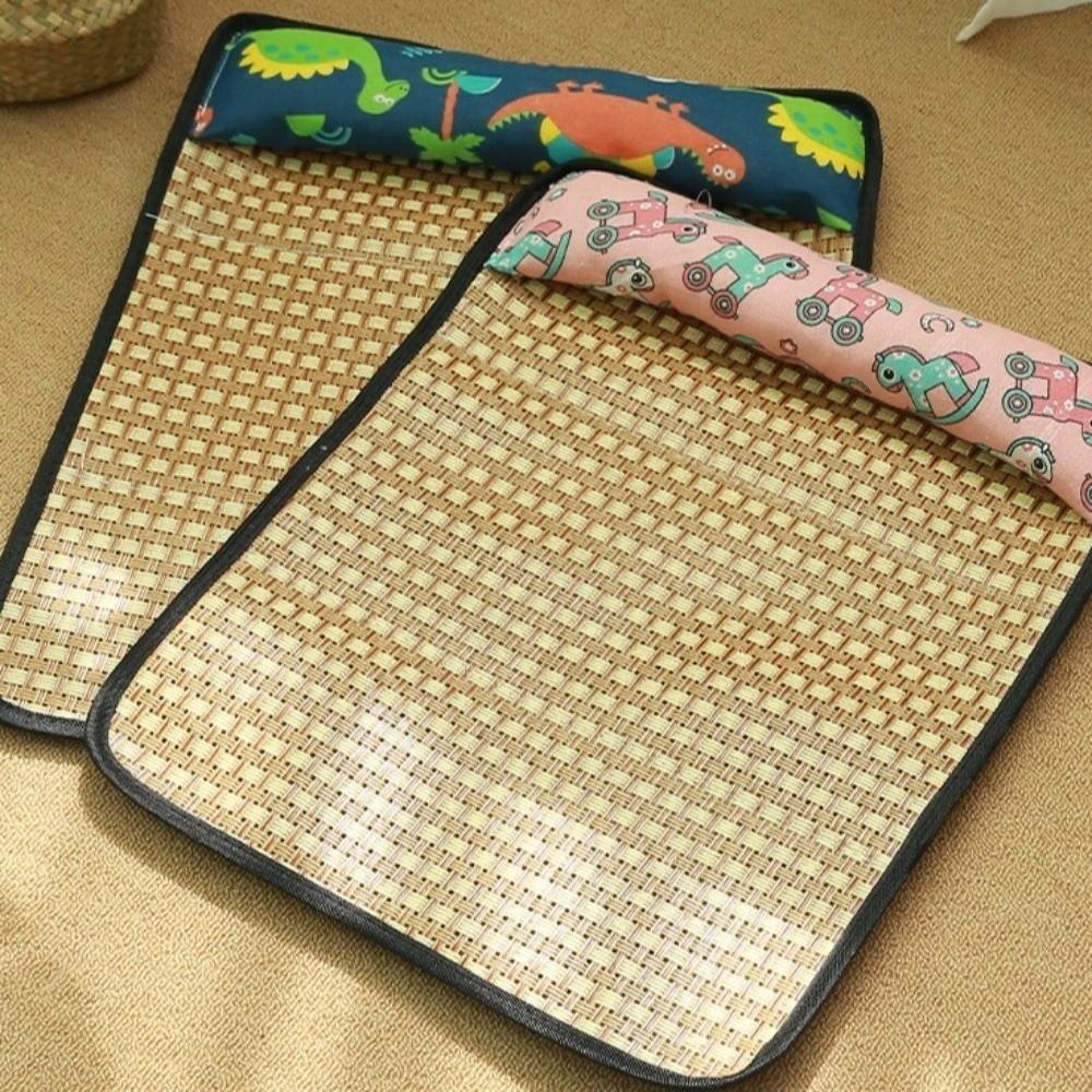 Rattan Weave Pet Cooling Mat Breathable Cat Cooling Pad Waterproof Dogs Floor Cushion Outdoor