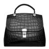 Large Capacity Single Shoulder Oblique Span Bag Crocodile Pattern Handbag Women's, Genuine Leather Women's Bag