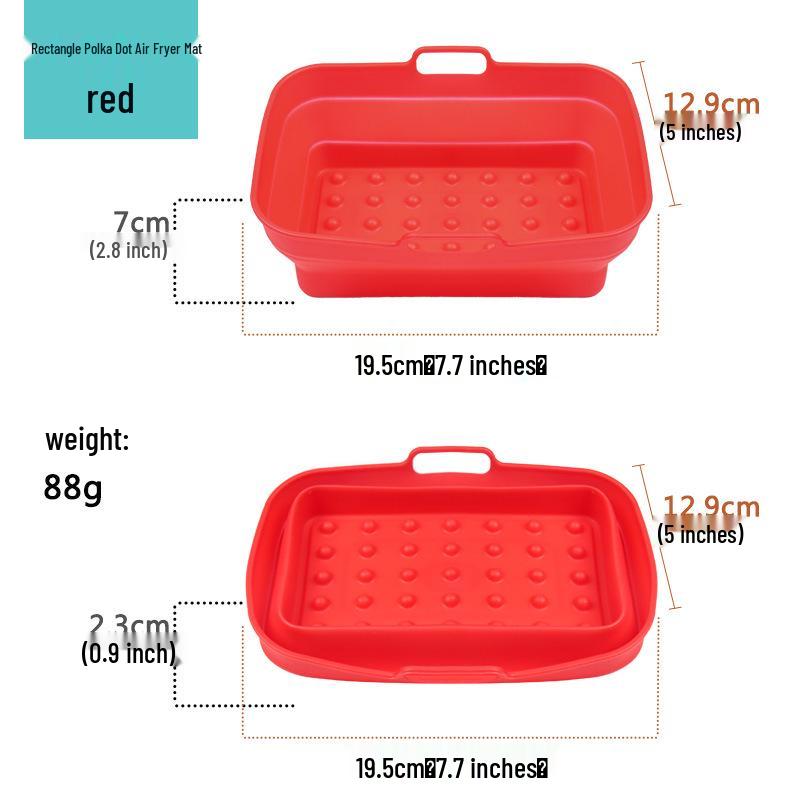 Silikonowa Forma do Pieczenia i Mata do Frytkownicy Powietrznej - Silikon Spożywczy