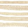 Coarse Cotton Thread Embroidery Hollow Lace Lace Apricot Embroidery Clothing Skirt Accessories Cotton Edge Diy Accessories