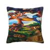 C-Crash B-Bandicoot Pillow Cover Soft Pillow Case Cushion Cover Cute Funny Graphic Pillowcases For Office Car Home Decorative