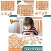 Wooden Alphabet Blocks Educational Toy For Kids Learning And Recognition Set