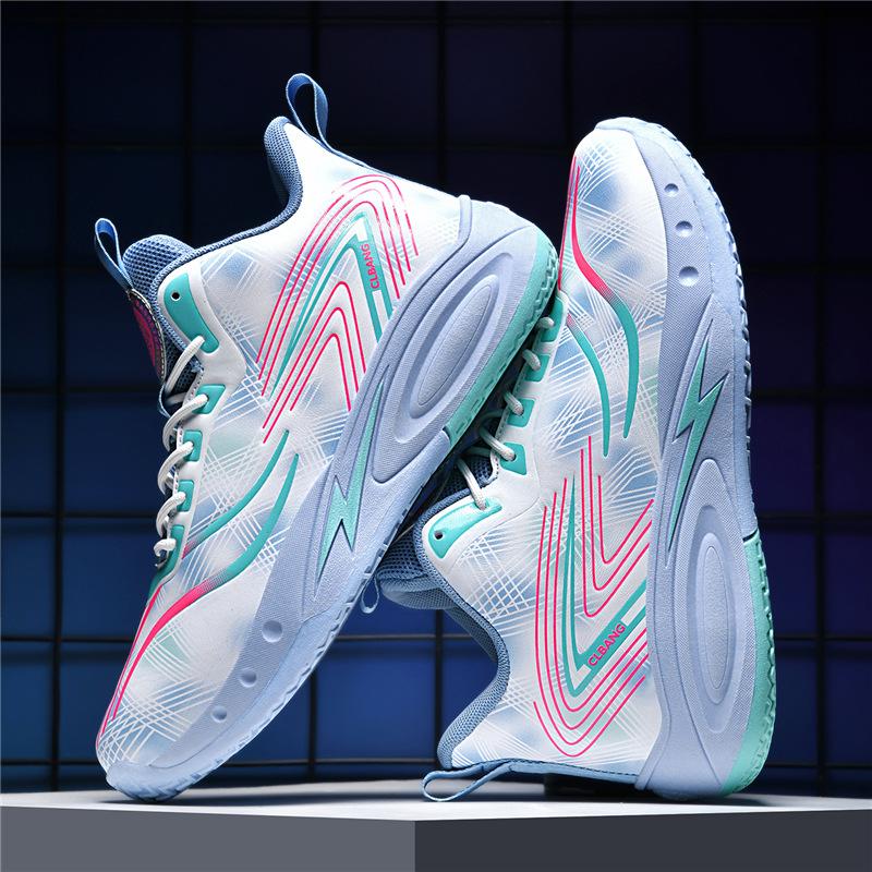 Male and female couples basketball shoes training large size youth training actual sports basketball shoes Basketball