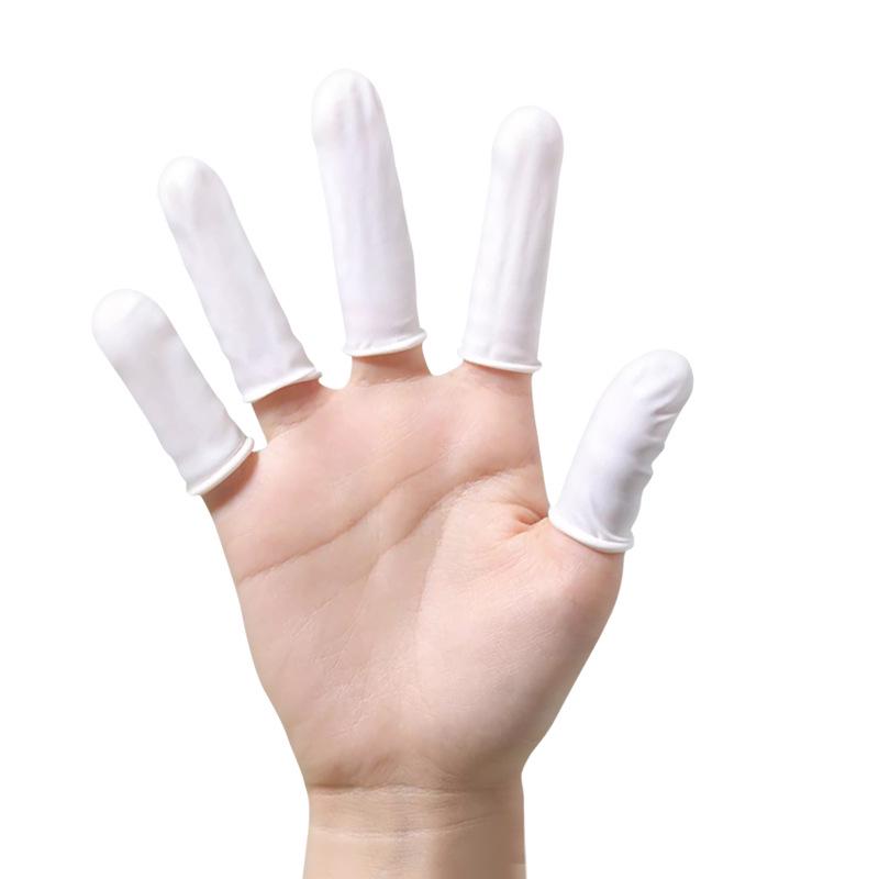 Kangbang Latex-Free Finger Cots | Disposable, Powder-Free for Embroidery, Beauty, Manicure, Electronics, Industrial Use White 100g белый
