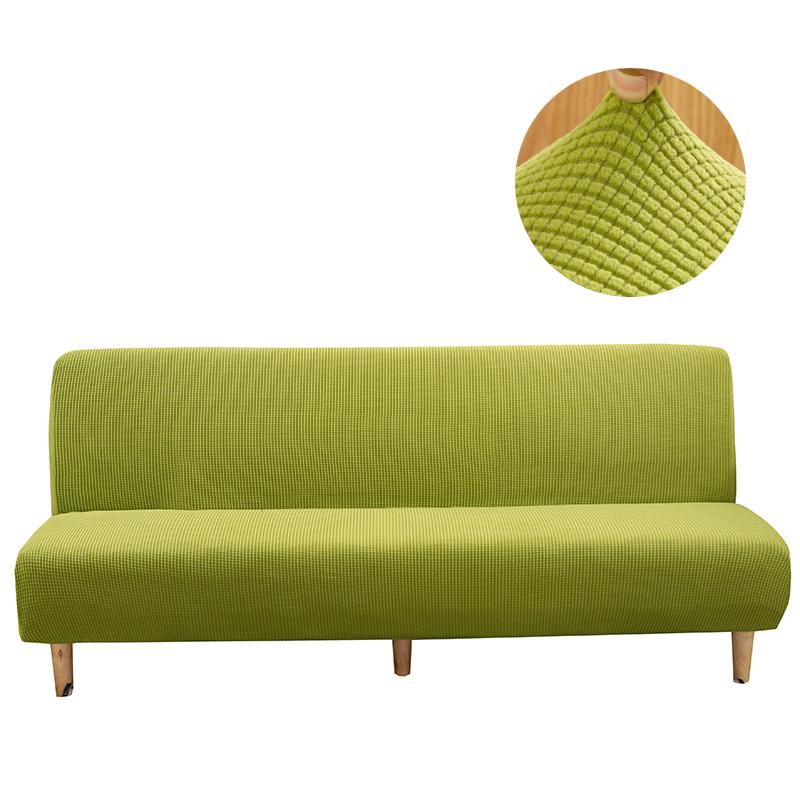 MKZOOM Jacquard gros Husă de canapea extensibilă Elastică Fără brațe Husă de canapea elastică Huse pentru canapea extensibilă Fundă elastică pentru canapea pat