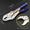 Heavy-Duty Locking Pliers Metal Round Nose Pliers Durable Clamp Pliers  Mechanical Repair