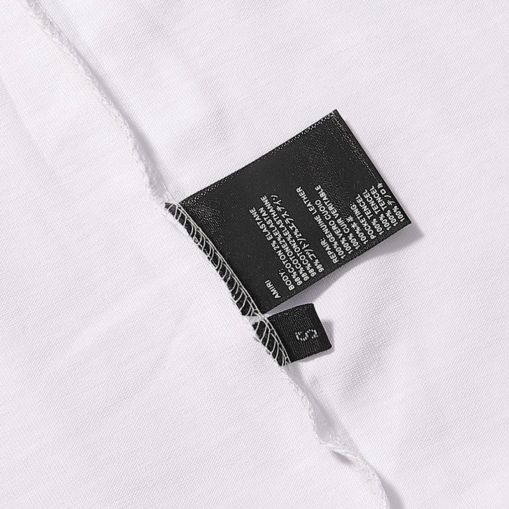 725 Amiri 2025 Summer New Men's and Women's Loose High Quality Cotton Plus Size T-shirt Couple T-Shirt Ink Letter Printing