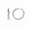 Sterling Silver S925 Mobius Hoop Earrings - Stylish, Versatile, and Durable for Everyday Wear