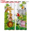 Zoo Curtain Forest Cartoon Children 3d Digital Printing Lightblocking Curtain