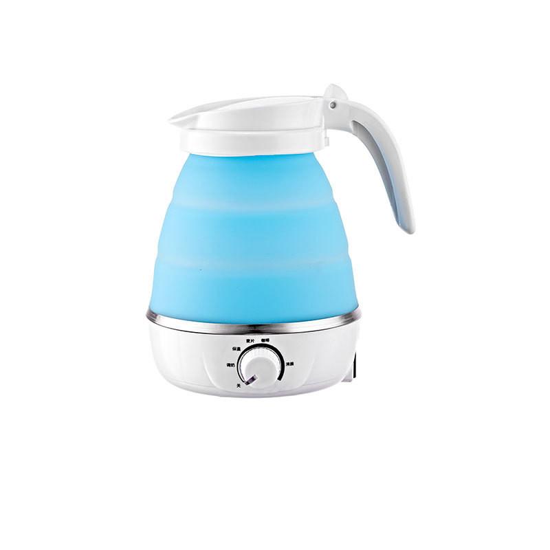Taşınabilir Mini Katlanır Kettle Çok Fonksiyonlu Küçük Silikon Elektrikli Kettle Açık Hava Seyahat Su Isıtıcısı