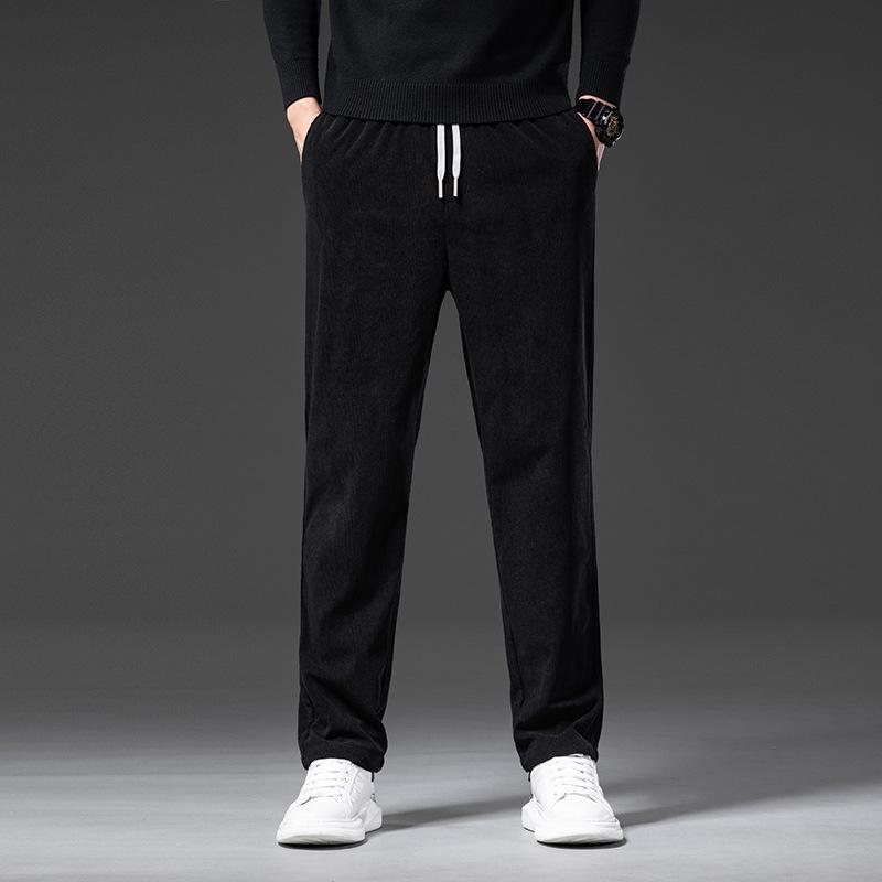 

Вельветовые брюки для мальчиков: Удобный, Дышащий, Эластичный пояс, Повседневный свободный крой для весны и осени 5XL (102.5 kg)