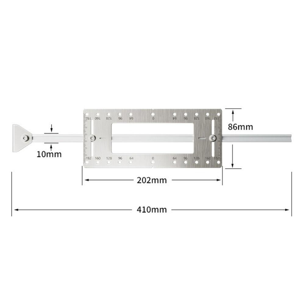 

Stainless Steel Locator Hole Punch Locator Quick-Release Setup Feature Robust Tool Design Woodworking Projects