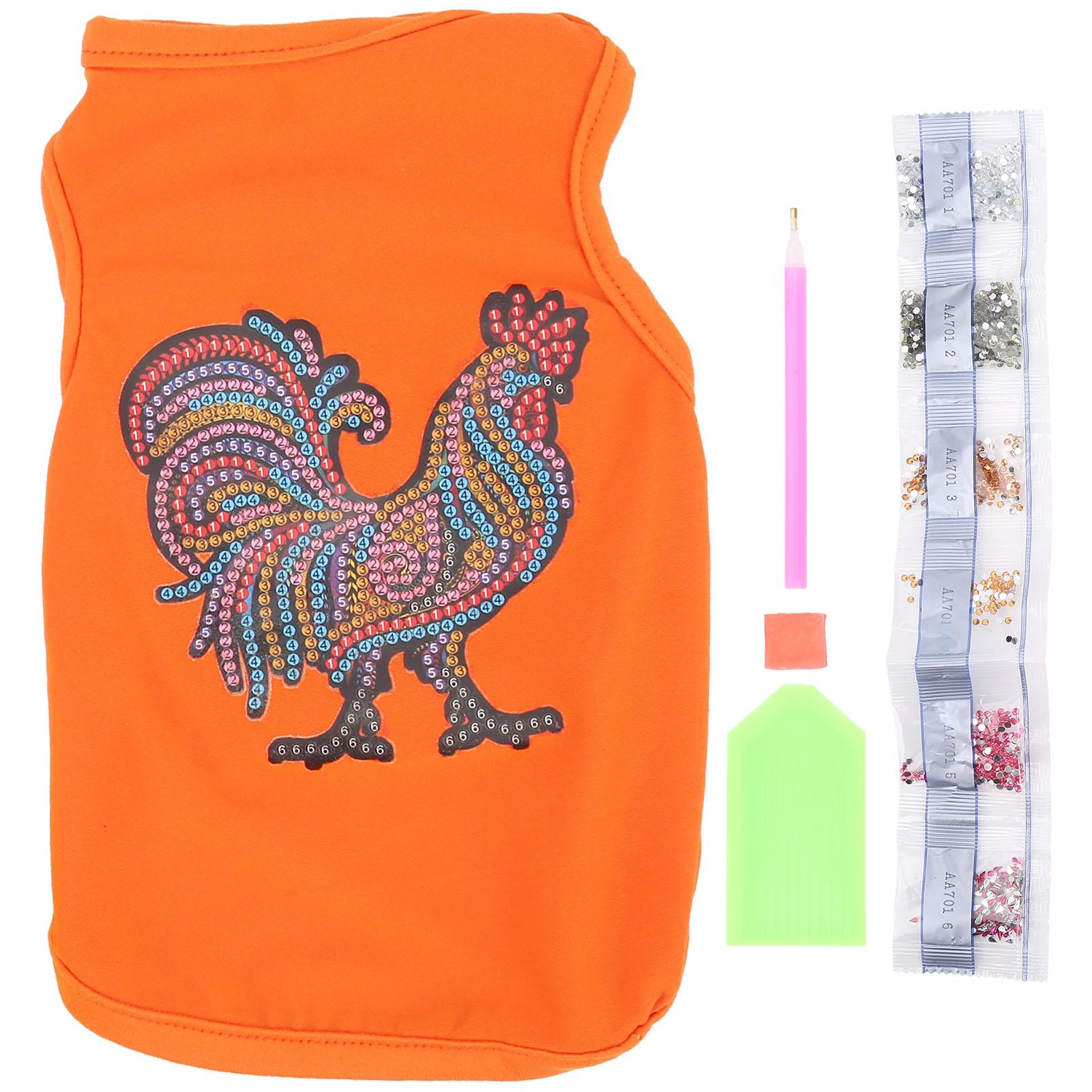 

Одежда для домашних животных Одежда pet Cotton с DIY Смола Алмаз Инструменты для рисования для щенков