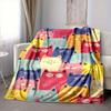 1Pc Colorful Cat Collage Blanket Soft And Comfortable Casual Warm Camping Travel Christmas Halloween Xmas Gift M928719