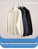 Autumn/Winter 2025 LB300 Trendy Loose-Fit Milk Silk Stand Collar Half-Zip Hoodie