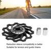 Mountain Bike Rear Derailleur Wheel 11T Metal Ceramic Rear Wheel   Roller Bike Accessory