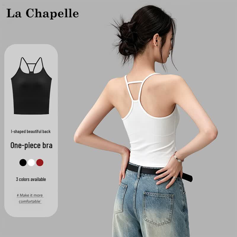 La Chapelle Women s Halter Neck Padded Racerback Camisole XL