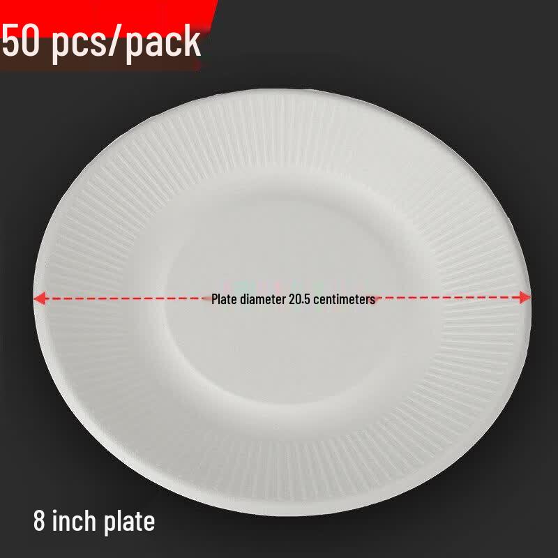 Qiwei Small White Disposable Paper Plates