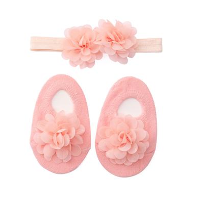 Socks + Headband Set Baby Princess Flower Socks 0-12M Toddler Cute Socks 0-24 Months