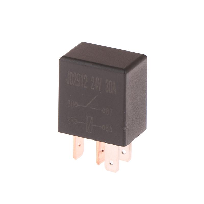 4 Pin/5 Pin 30A 12V/24V Automotive Violet Relay Socket With Wire With Terminal Automotive Control Device Auto Car Relay Relays 5
