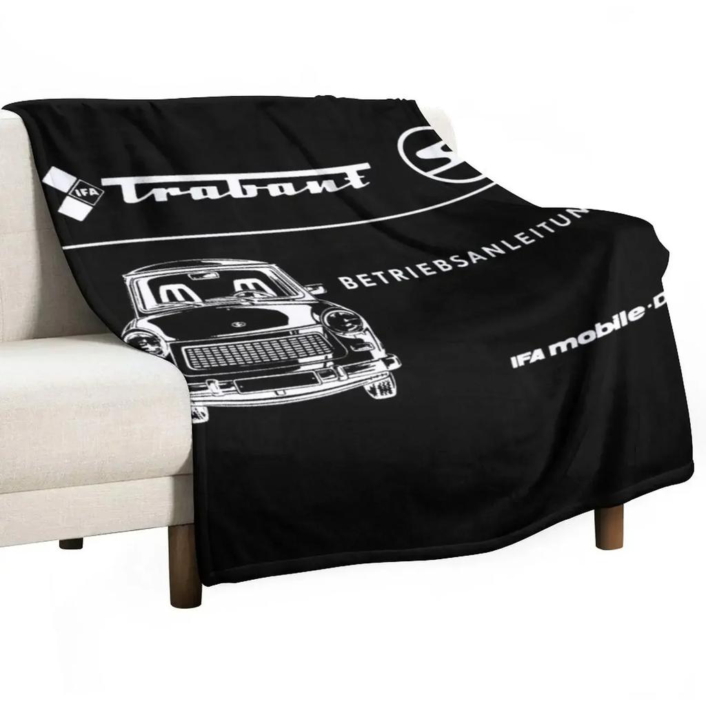 TRABANT - OWNERS HANDBOOK Throw Blanket Plush Comforter for Babies Giant Sofa Flannel Beautifuls Blankets
