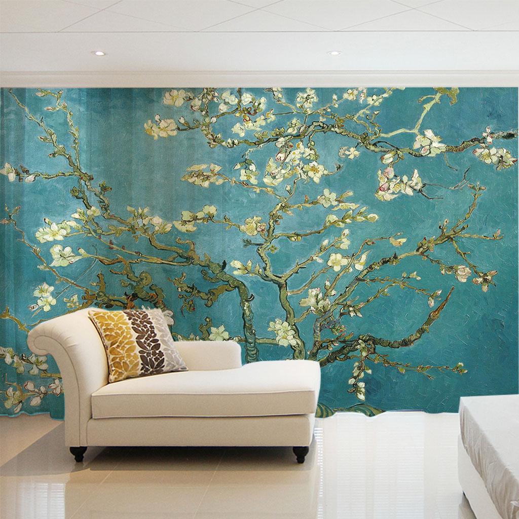 Colorful Butterfly Flower Elegant Plant Girl Window Curtains Blinds For Living Room Bedroom Bathroom Kicthen Door Home Decor2Pcs