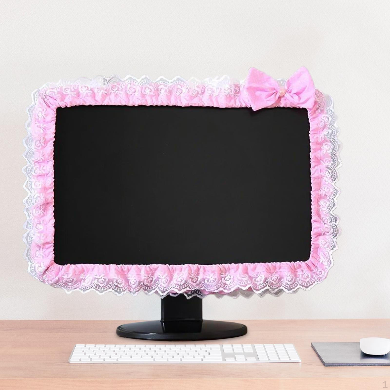 

Charming Bowknot Border Frame for Computer Protection 23 to 26 inch