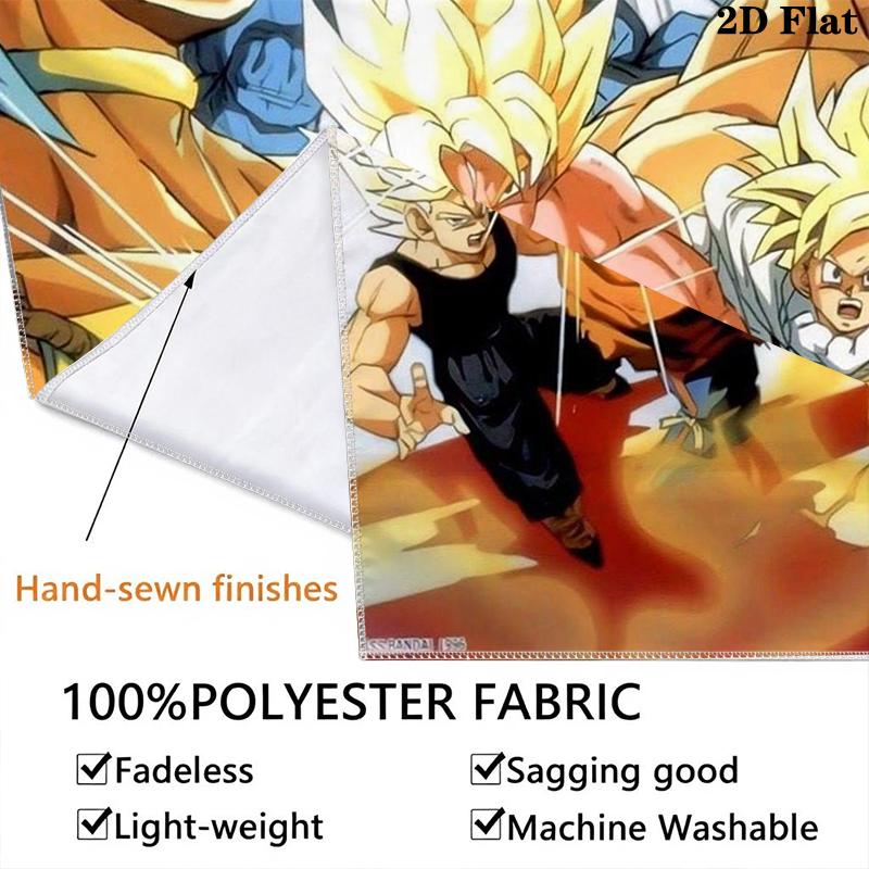 DRAGON BALL Wall Tapestry Aesthetic Wall Hanging Printed Fabric Blanket Decorative Tapestries for Bedroom Living Room Home Decor