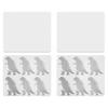 Dinosaur Ice Cube Mold Easy Fill Release 6 Cavity Gojira Ice Tray Freezer Safe Ice Maker for Summer Drinks Cocktail Party
