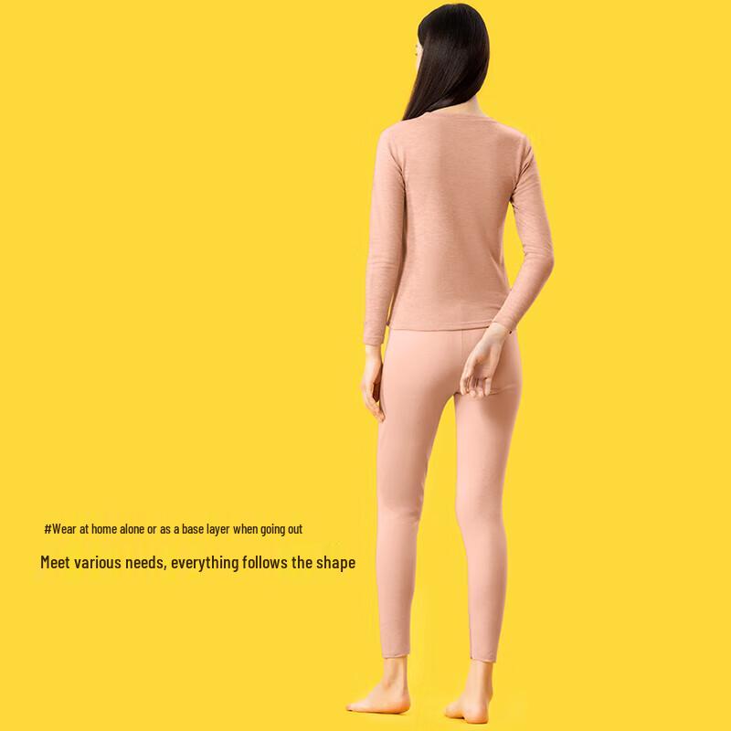 Yiershuang Women's Extra Thick Thermal Underwear Set with Merino Wool & Silk