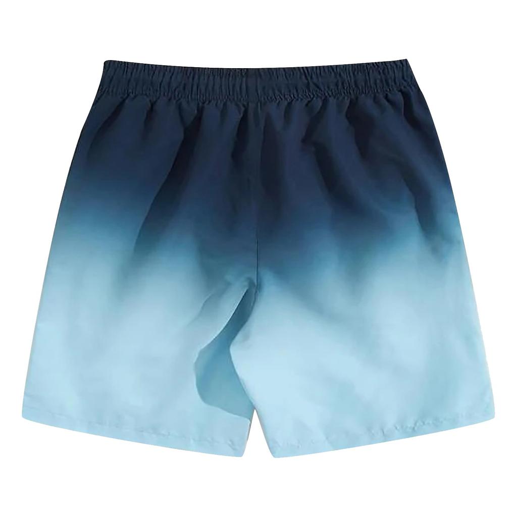 Herren-Badehose, schnell trocknend, mit Mesh-Strandshorts mit Taschen