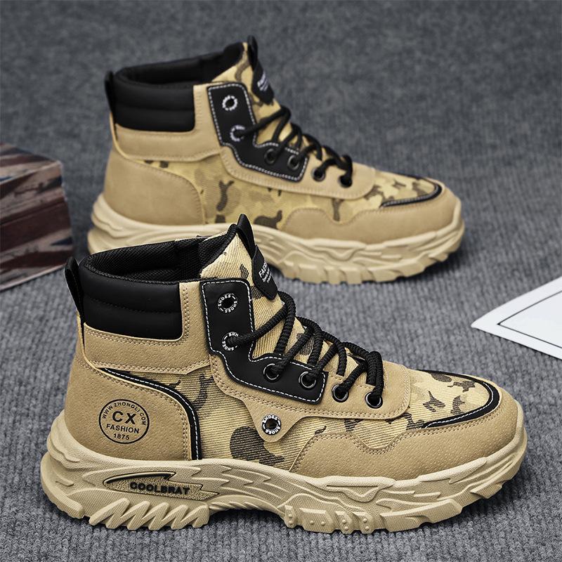 Martin boots men's autumn new outdoor leisure site work labor insurance shoes sports mountaineering tooling desert boots